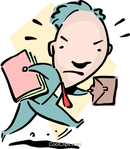 Voting With His Feet Royalty Free Vector Clip Art Illustration - Clip Art (418x480)