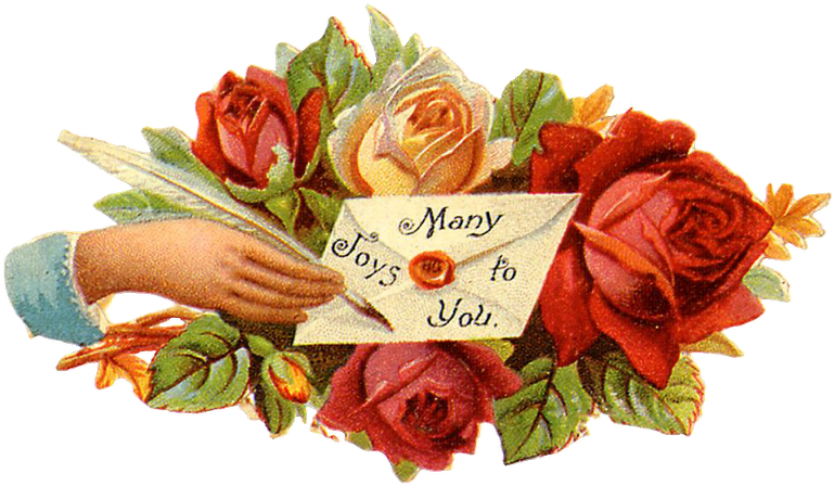 These Free Vintage Mothers Day Clip Art Images Include - Victorian Happy Mother's Day (800x471)