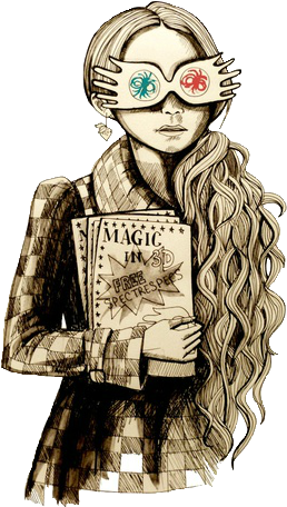 Hazel - Harry Potter Luna Png (450x600)