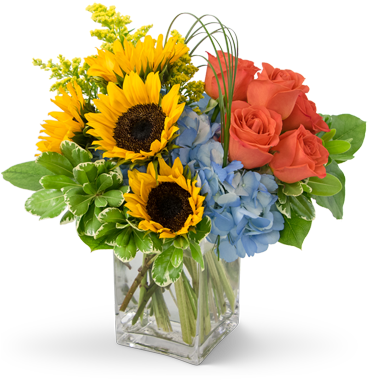 Fun In The Sun Flower Arrangement - Floristry (368x460)