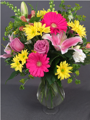 Mother's Love Vase Arrangement - Van Belle Floral Shoppes (445x390)