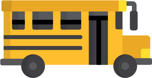 School Transport Icon Png - School Bus (512x512)