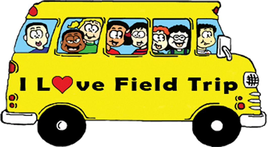 Field Trip Clipart Png - Bus Field Trip Clip Art (1078x607)