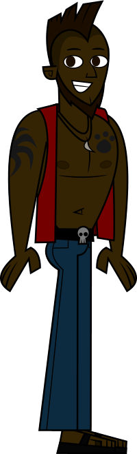 Travis They Have A Love Hate Relationship Because They - Total Drama Oc Male (200x659)