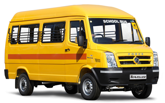 School Bus Png - Force School Van 13 Seater (700x350)