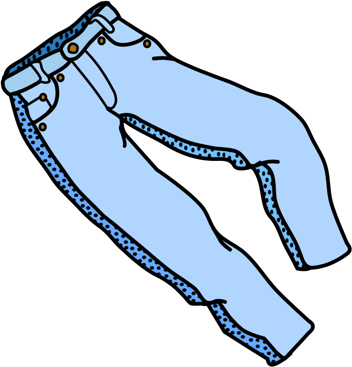 Long Pants Cliparts - Pants Clipart Png (774x800)