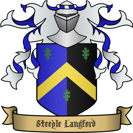 Steeple Langford Coat - Coat Of Arms Generator (432x446)