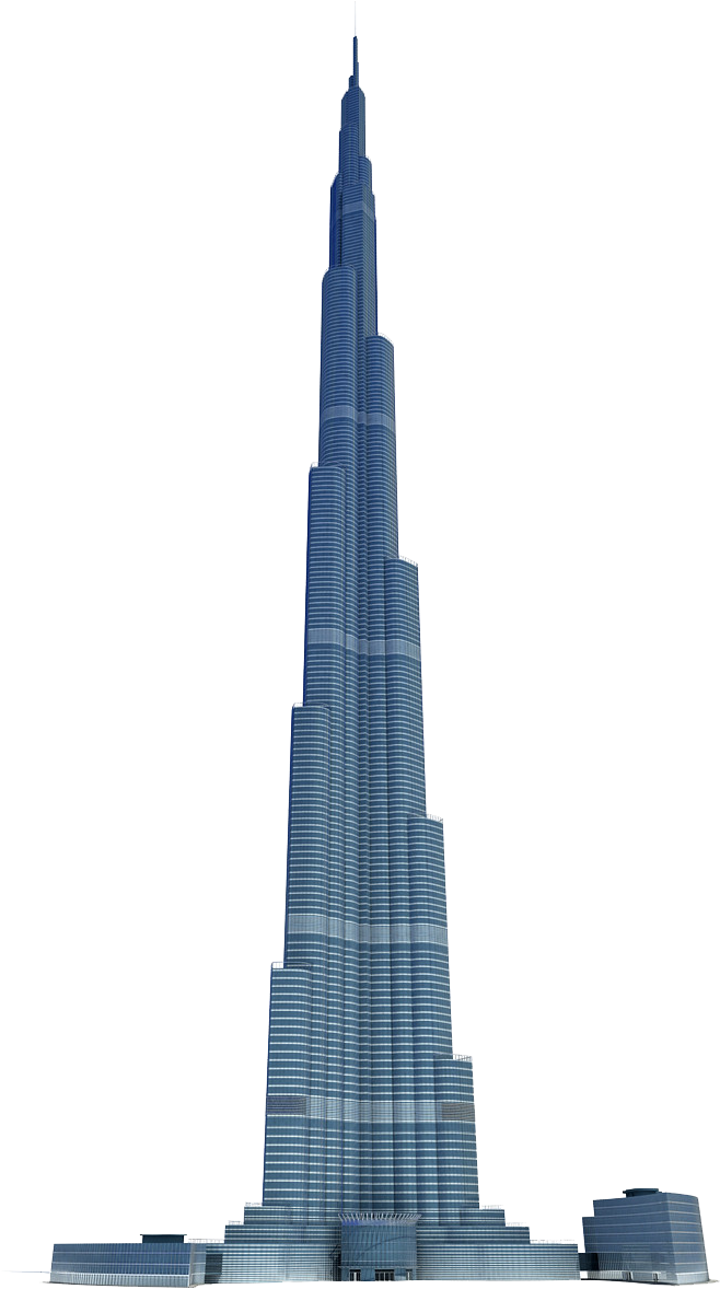 Dubai Clipart Png - Burj Khalifa Png (1200x1200)