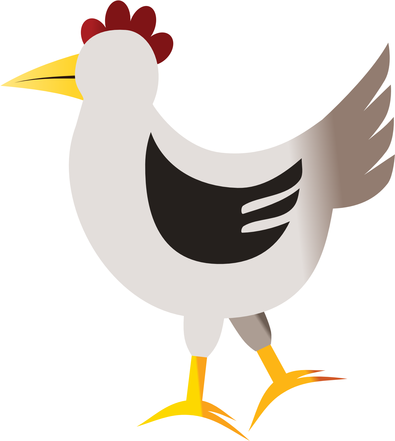 Abstract Clipart Chicken - Clip Art (1969x1969)