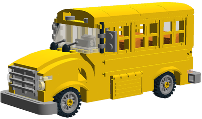 The Simpsons - School Bus - Simpsons School Bus Lego (440x320)