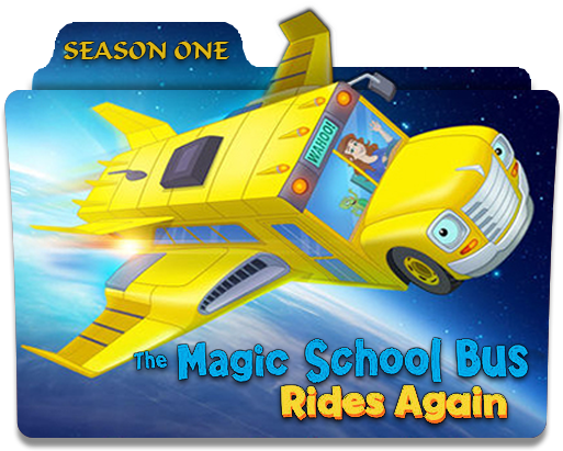 The Magic School Bus Rides Again [2017]folder Icon - Magic School Bus Netflix Poster (512x512)