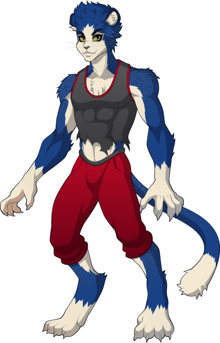 Chico Puma Azul By Sparks220stars On Deviantart - Puma (716x1115)