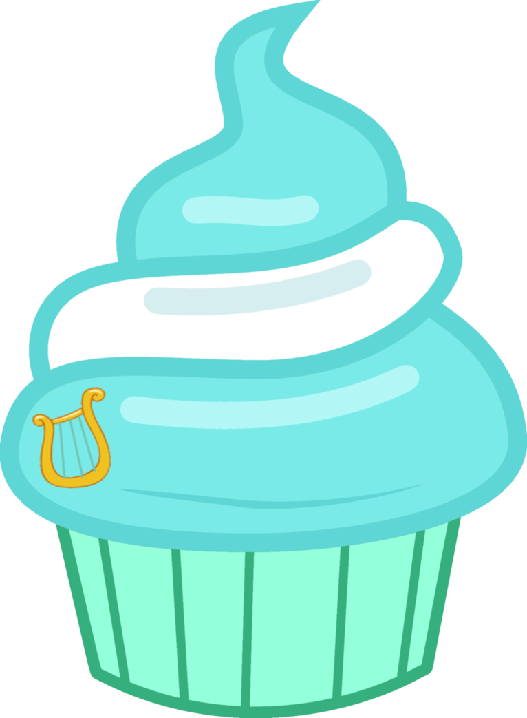 Lyra Cupcake By Magicdog93 - Mlp Cupcakes Vector (766x1043)
