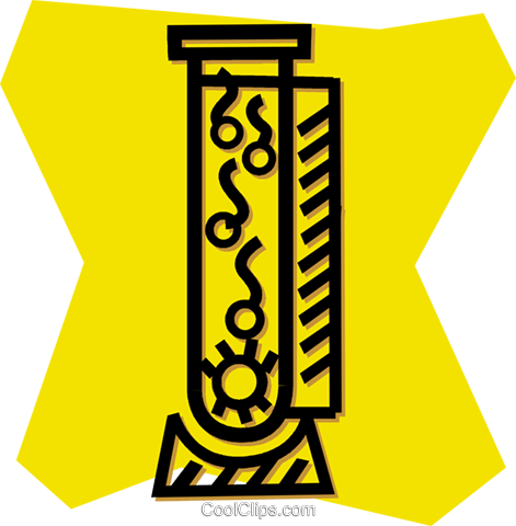 Yellow Clipart Test Tube - Yellow (471x480)