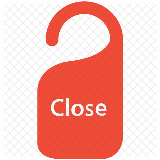 Close Tag Icon - Sign (512x512)