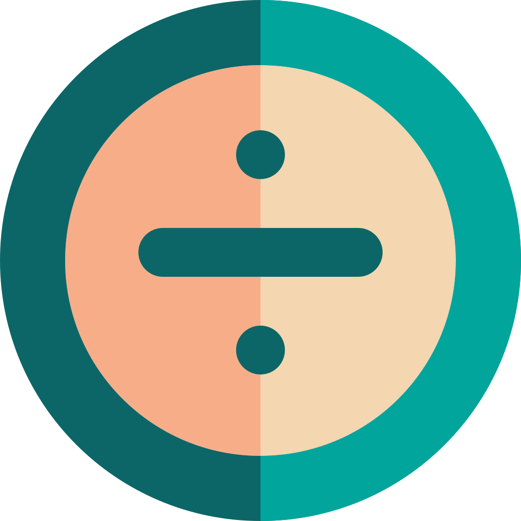 Toicon Icon Pictogram Divide - Equal Icon Png (1024x1024)