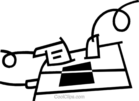 Power Bar Royalty Free Vector Clip Art Illustration - Line Art (480x349)