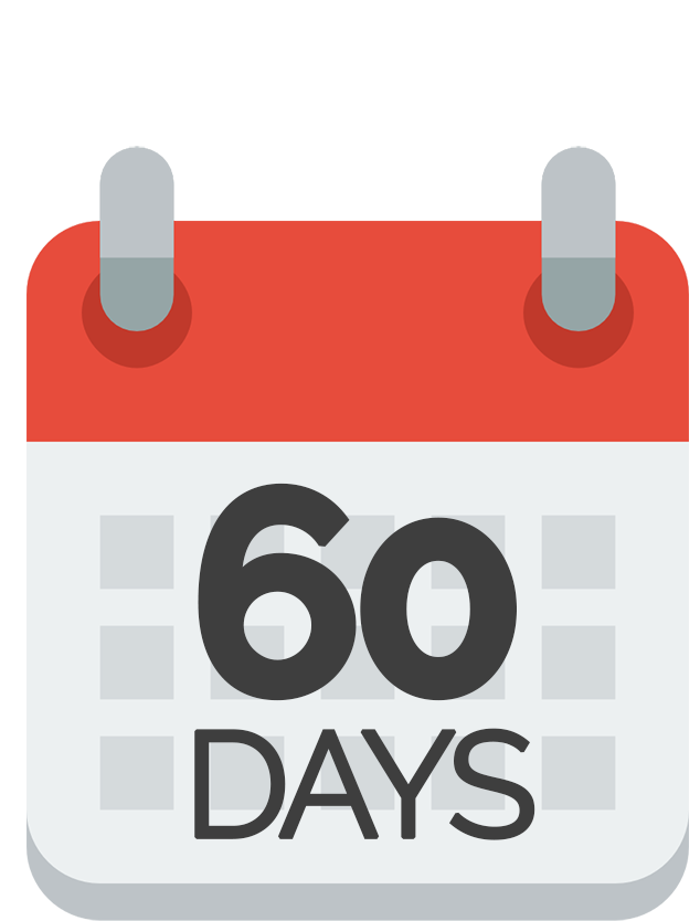 Calendar Icon 60 Days - Calendar Date Icon Png (800x868)