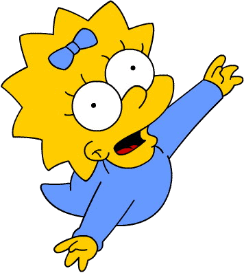 And Also - - Simpsons Maggie (356x397)