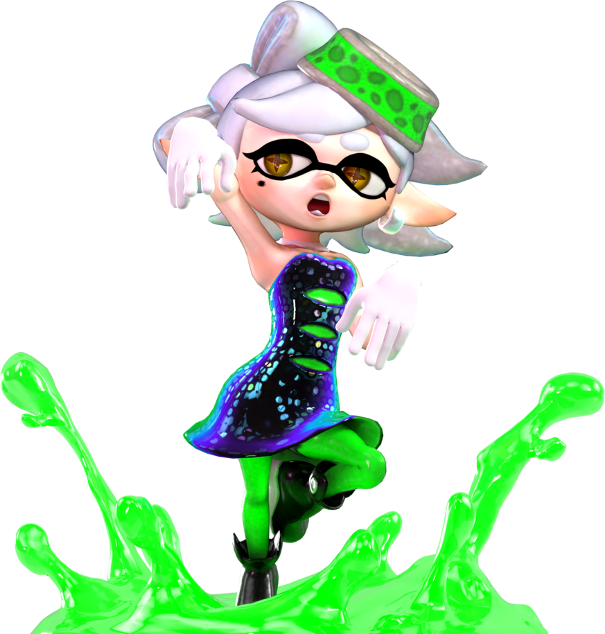Splatoon By Maxigamer - Splatoon Marie Sfm Transparent (873x915)
