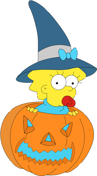 Simpsons-maggie Halloween - The Simpsons (500x666)
