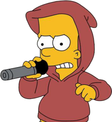 Maggie Simpson Gangster - Bart Simpson Rap (365x400)
