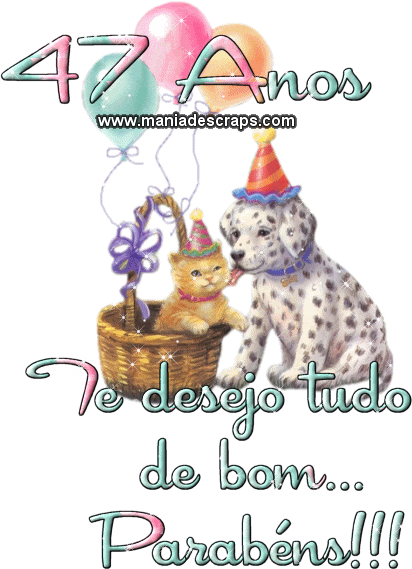 Aniversário De 47 Anos - Birthday (412x569)