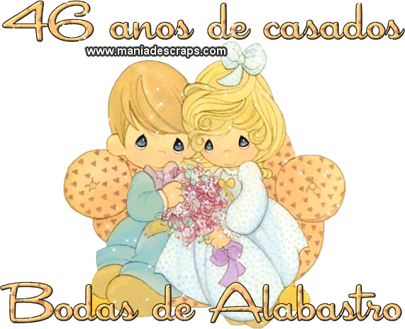 Bodas De Casamento, 46 Anos De Casamento - Cute Love (571x463)