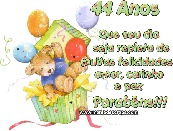 Aniversário De 44 Anos - Mensagem De Aniversario 44 Anos (588x447)