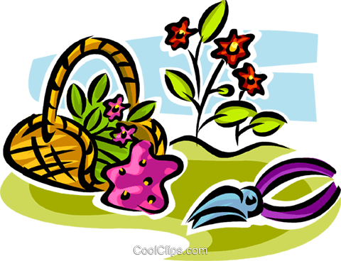 Fresh Cut Flowers Royalty Free Vector Clip Art Illustration - Fresh Cut Flowers Royalty Free Vector Clip Art Illustration (480x368)