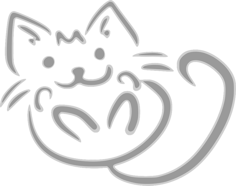 Cat, Feline, Cute, Pet, Animal, Abstract, Stylistic - Cuddle Kitty Pillow Case (914x720)