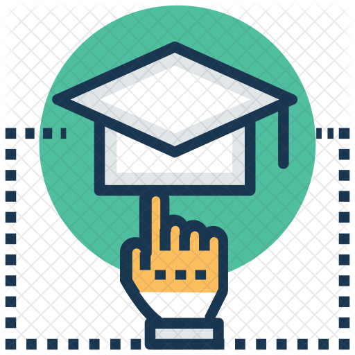 Online Graduation Icon - Online Degree (512x512)