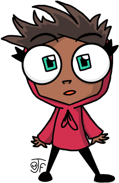 An Old Recap Kid Doodle - Child (495x656)