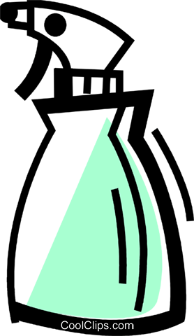 Plastic Spray Bottles Royalty Free Vector Clip Art - Plastic Spray Bottles Royalty Free Vector Clip Art (278x480)