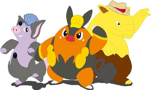The Three Little Poke Pigs By Felixnfox - Cartoon (519x330)