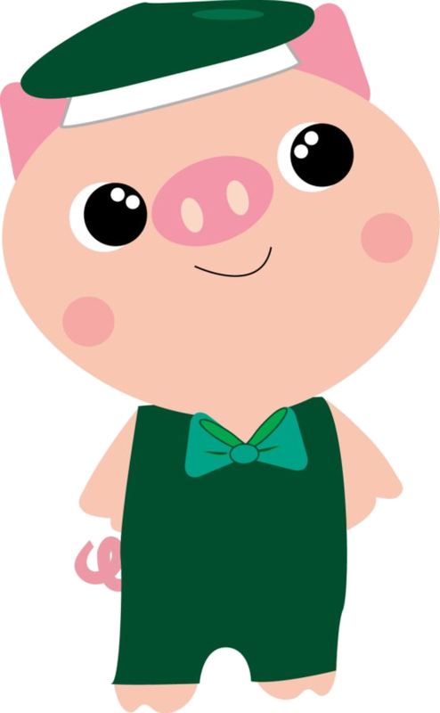 Os Três Porquinhos - Porquinhos .png (494x800)