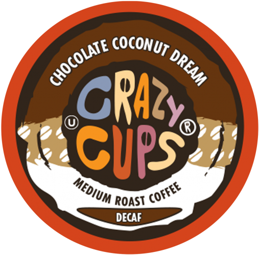 Crazy Cups Decaf Chocolate Coconut Dream, Single Serve - Crazy Cups Decaf Chocolate Coconut Dream Flavored Coffee (506x580)