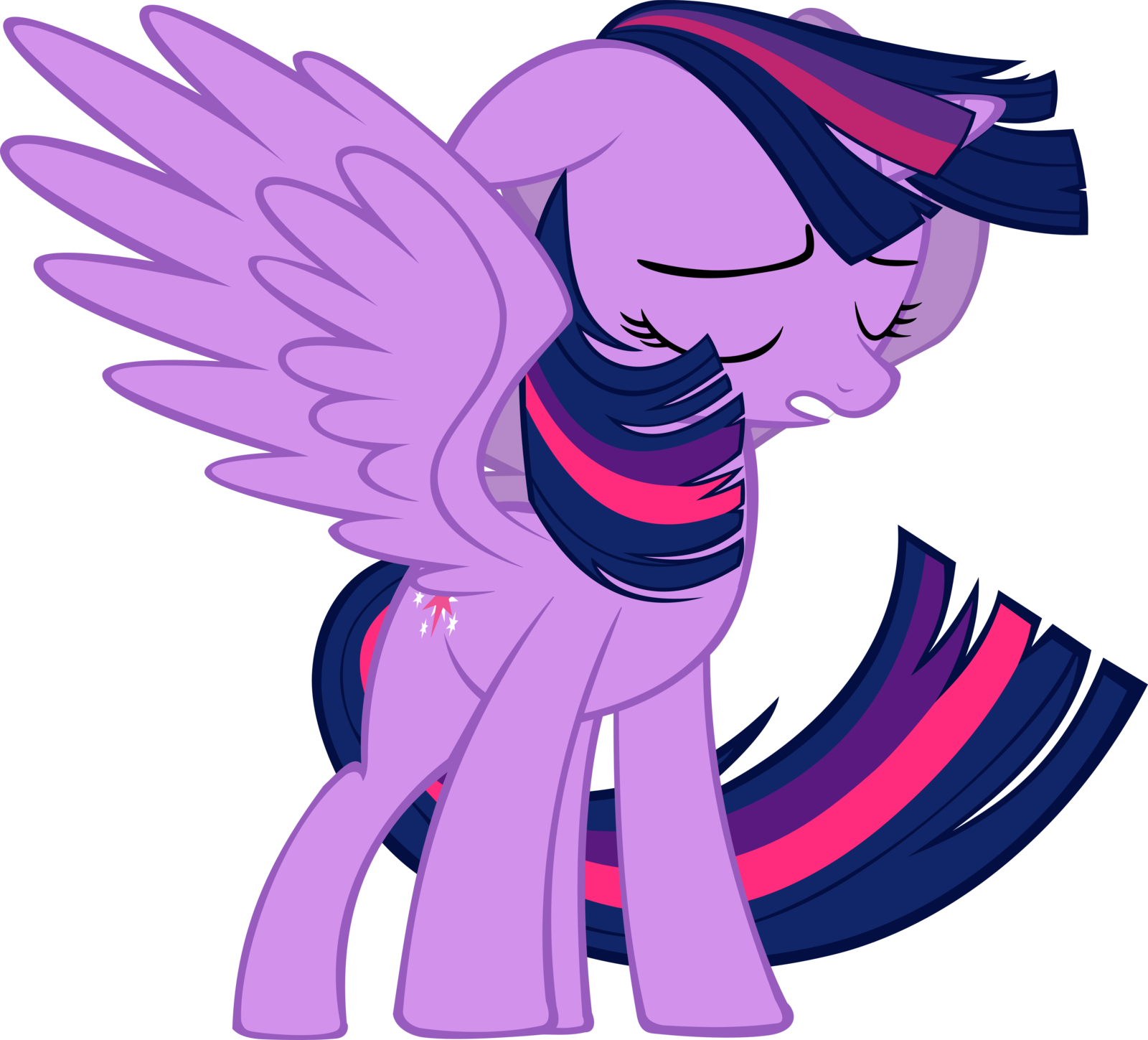 I Wasn't Prepared For This - My Little Pony Twilight Alicorn (1600x1449)