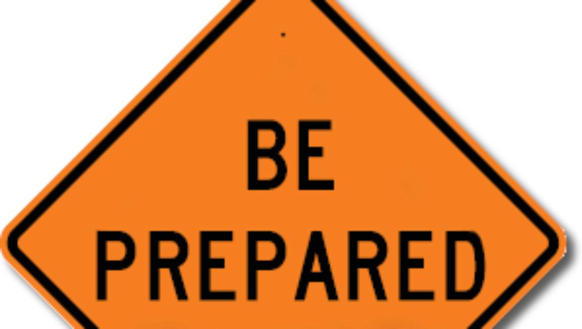 Being Prepared - Prepared To Stop Sign (1150x650)