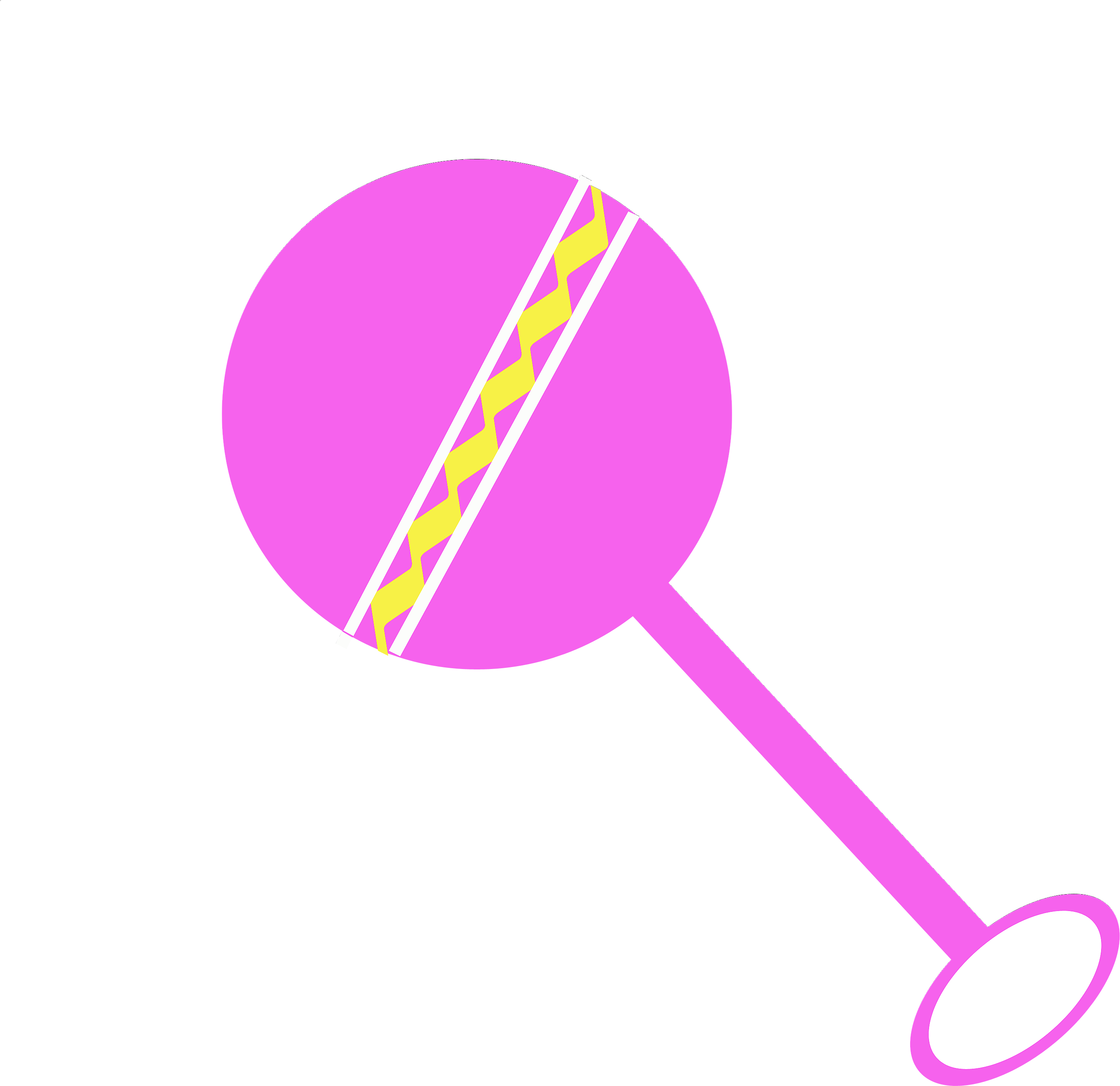 Free Baby Shower Clipart Cute Rattle - Transparent Baby Rattle (3600x3600)