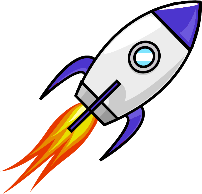 We Go - Rocket Launch Transparent Background (800x766)