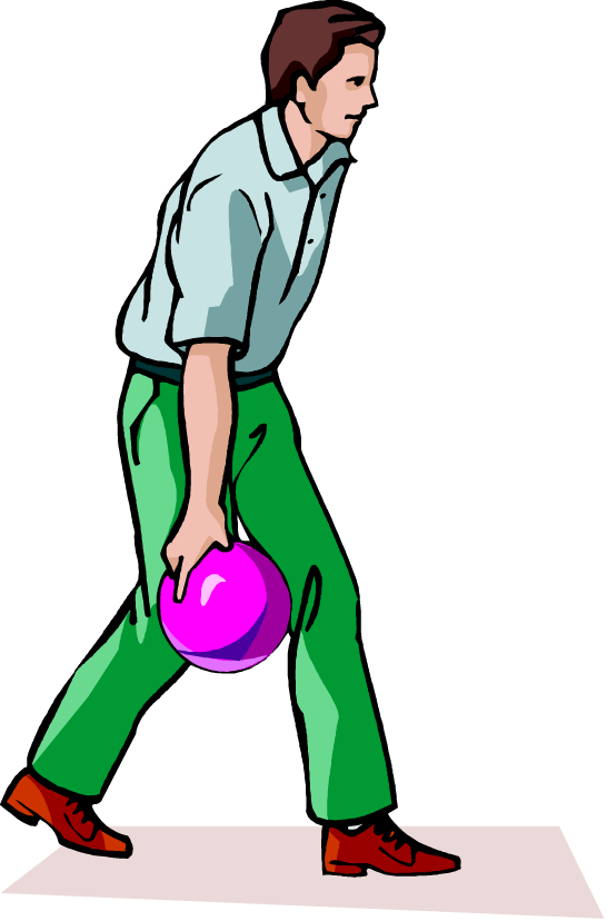 Find More Bowling Clip Art - Bowler (546x828)