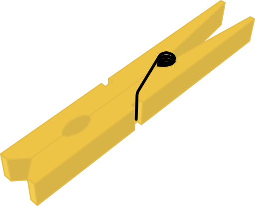 Clothes Peg - Clip Art Of Peg (512x414)