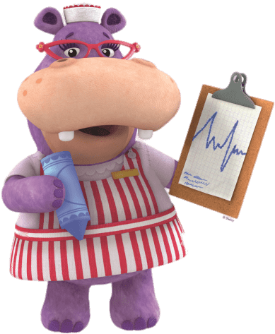 Doc Mc Stuffins Hallie - Doc Mcstuffins Characters Hippo (500x500)