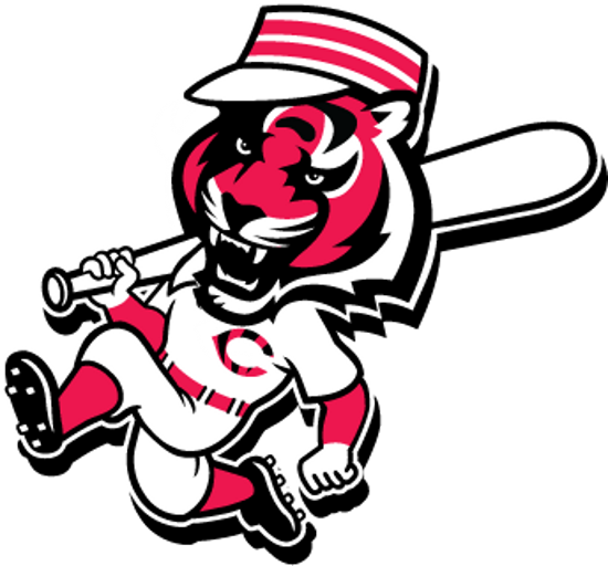 Logos And Uniforms Of The Cincinnati Reds Mlb Sticker - Logos And Uniforms Of The Cincinnati Reds (550x512)