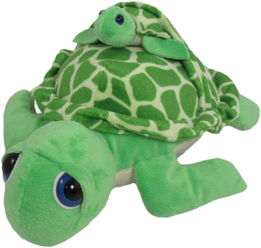 Wishpets 12" Pint-sized Pals Green Sea Turtle With - Wishpets 12 Pint-sized Pals Green Sea Turtle With Baby (1000x1000)