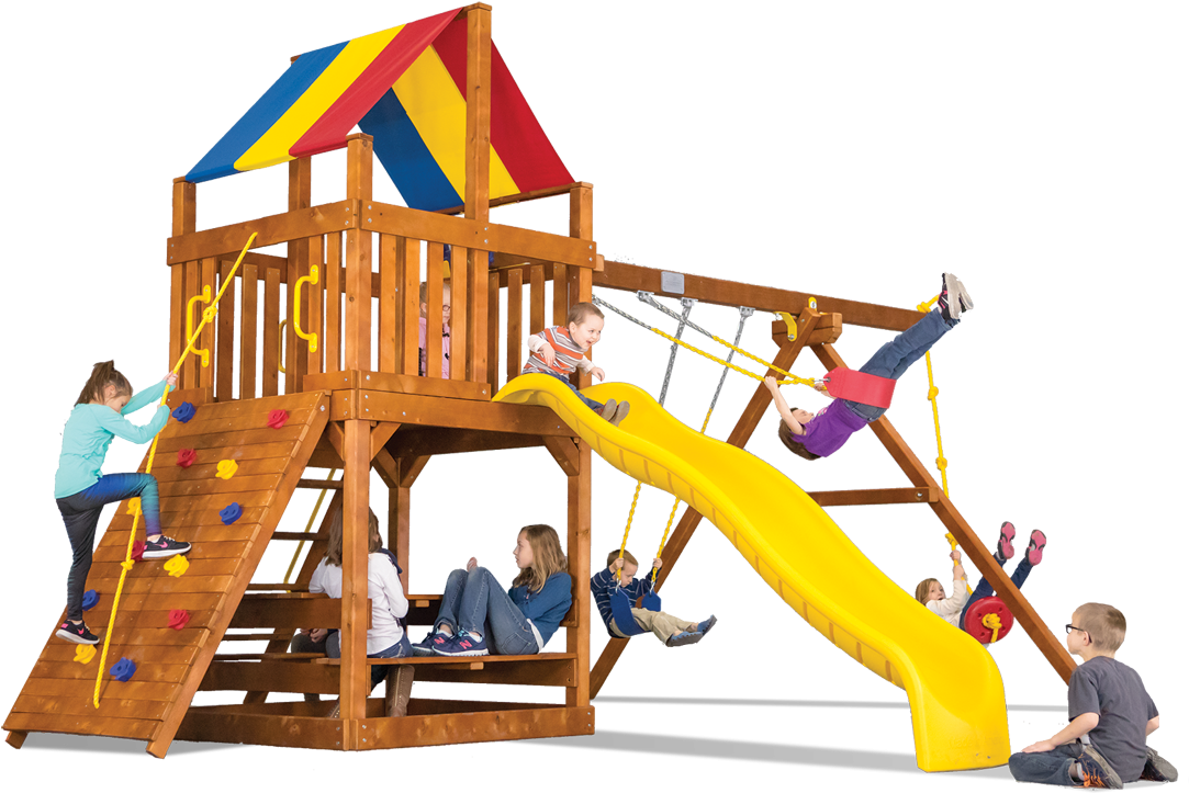 Fiesta Feature Clubhouse Pkg Ii - Playground Slide (1100x732)