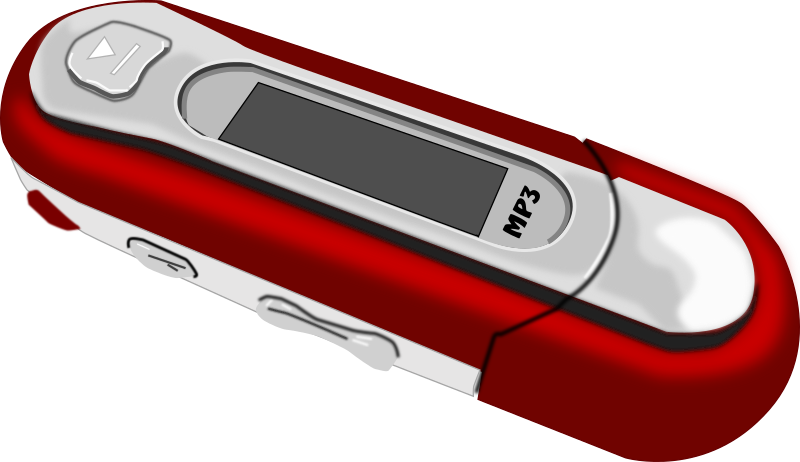Medium Image - Old Red Mp3 Player (800x462)