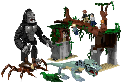 King Kong 2005 Worms Download - Lego King Kong Sets (660x371)
