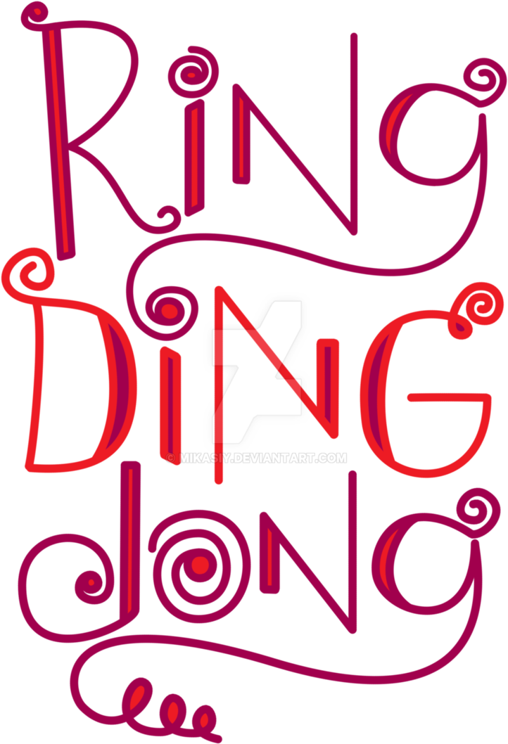 Ring Ding Dong By Mikasiy - Ding Dong Clip Art Png (730x1095)